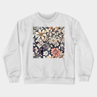 Botanical Bliss: Watercolor Wildflowers V1 Crewneck Sweatshirt